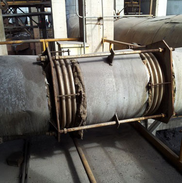 包頭吉宇鋼鐵安裝現場